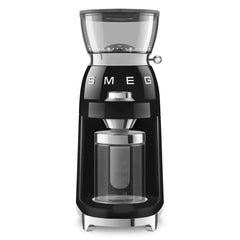 Multipurpose Conical Burr Coffee Grinder – Retro-Style Black