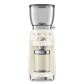 Conical Burr Coffee Grinder - Retro-Style Cream