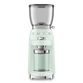 Conical Burr Coffee Grinder - Retro-Style Pastel Green
