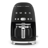 Retro-Style Drip Coffee Machine (10 Cups) – Black Matte