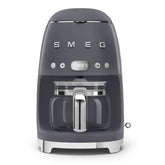Retro-Style Drip Coffee Machine (10 Cups) - Slate Gray