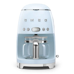 Retro-Style Drip Coffee Machine (10 Cups) - Pastel Blue