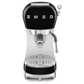 Manual Espresso Coffee Machine - Retro-Style Black