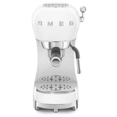 Manual Espresso Coffee Machine - Retro-Style White
