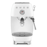 Manual Espresso & Cold Brew Coffee Machine – Retro-Style White