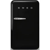 Retro-Style Refrigerator (4.3 cu ft, Right Hinge) - Black