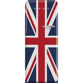 Retro-Style Refrigerator (9.5 cu ft, Left Hinge) - Special Union Jack
