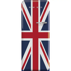 Retro-Style Refrigerator (9.5 cu ft, Left Hinge) - Special Union Jack