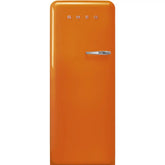 Retro-Style Refrigerator (9.5 cu ft, Left Hinge) - Orange