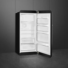 Retro-Style Refrigerator (9.5 cu ft, Right Hinge) - Black