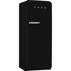 Retro-Style Refrigerator (9.5 cu ft, Right Hinge) – Black Matte