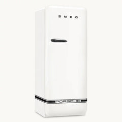 Porsche x SMEG Retro-Style Refrigerator (9.5 cu ft) - Carrara White