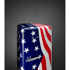 Retro-Style Refrigerator (9.5 cu ft, Right Hinge) - American Flag