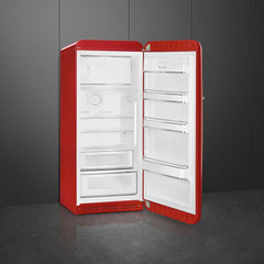 Retro-Style Refrigerator (9.5 cu ft, Right Hinge) - Red