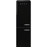 Retro-Style Refrigerator (12 cu ft, Left Hinge) - Black