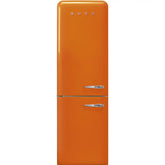 Retro-Style Refrigerator (12 cu ft, Left Hinge) - Orange