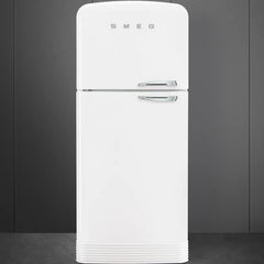 Retro-Style Refrigerator (19.3 cu ft, Left Hinge) - White
