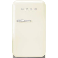 Retro-Style Refrigerator (1.2 cu ft, Right Hinge) - Cream