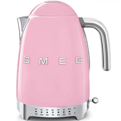Retro-Style Electric Kettle (7 Cups) - Pink