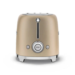 2-Slice Toaster - Retro-Style Champagne Matte