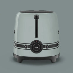 Porsche x SMEG Retro-Style 2-Slice Toaster - Shade Green