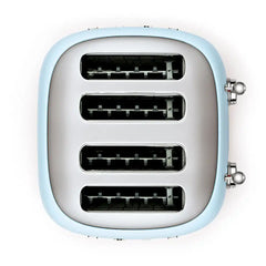 4-Slice Toaster - Retro-Style Pastel Blue