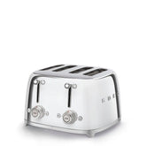 4-Slice Toaster - Retro-Style Stainless Steel