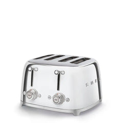 4-Slice Toaster - Retro-Style Stainless Steel