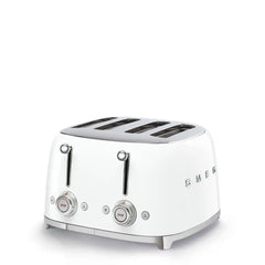 4-Slice Toaster - Retro-Style White