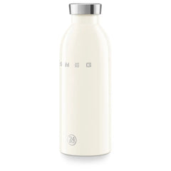 SMEG x 24Bottles® Insulated Stainless Steel Bottle (17 oz) - Cream