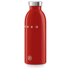 SMEG x 24Bottles® Insulated Stainless Steel Bottle (17 oz) - Red