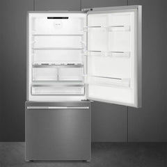 Bottom-Mount Refrigerator (16 cu ft, 30", Freestanding) - Stainless Steel
