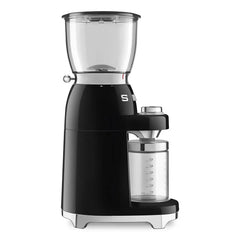Conical Burr Coffee Grinder - Retro-Style Black