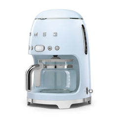 Retro-Style Drip Coffee Machine (10 Cups) - Pastel Blue