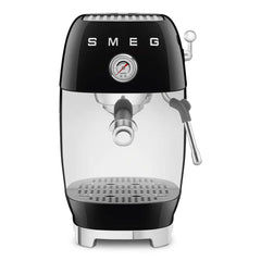 Manual Espresso & Cold Brew Coffee Machine – Retro-Style Black