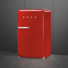 Retro-Style Refrigerator (4.3 cu ft, Right Hinge) - Red