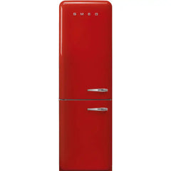 Retro-Style Refrigerator (12 cu ft, Left Hinge) - Red