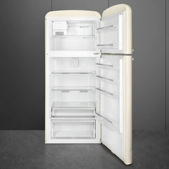 Retro-Style Refrigerator (19.3 cu ft, Right Hinge) - Cream