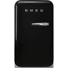 Retro-Style Refrigerator (1.2 cu ft, Left Hinge) - Black