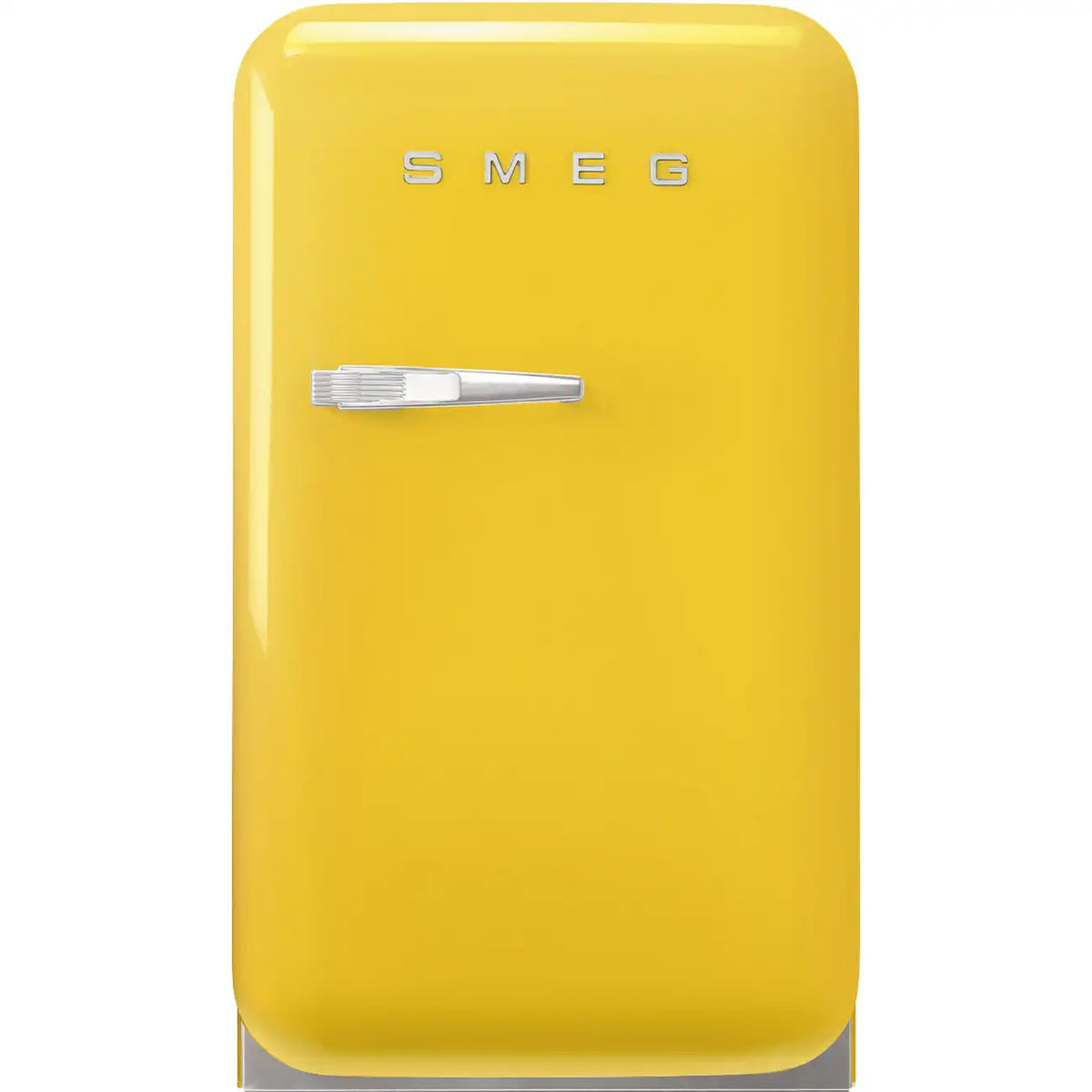 Retro-Style Refrigerator (1.2 cu ft, Right Hinge) - Yellow