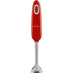 Retro-Style Hand Blender with Accessory Set - Red