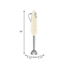 Retro-Style Hand Blender - Cream