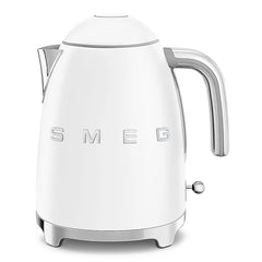 Retro-Style Electric Kettle (7 Cups) – White Matte