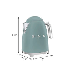 Electric Kettle Retro-style Jade Green Matte