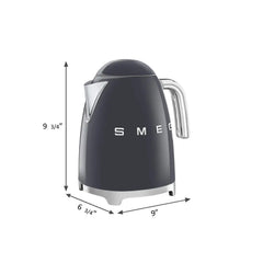 Retro-Style Electric Kettle (7 Cups) - Slate Gray