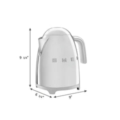Retro-Style Electric Kettle (7 Cups) - Stainless Steel