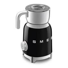 Retro-Style Milk Frother (20 oz) - Black