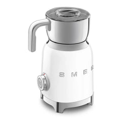 Retro-Style Milk Frother (20 oz) - White