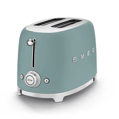 Retro-Style Toaster - Jade Green Matte