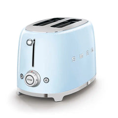 2-Slice Toaster - Retro-Style Pastel Blue
